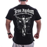 Men Gyms Fitness Bodybuilding T-shirt Summer Casual Printed Cotton Short sleeve Black Tee shirt Male Workout Tops Brand Apparel