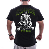 Men Gyms Fitness Bodybuilding T-shirt Summer Casual Printed Cotton Short sleeve Black Tee shirt Male Workout Tops Brand Apparel