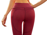 LI-FI High Waist Yoga Pants Fitness Yoga Leggings Sports Workout Running Leggings Yoga Pants Elastic Slim Sports Leggings