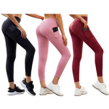 LI-FI High Waist Yoga Pants Fitness Yoga Leggings Sports Workout Running Leggings Yoga Pants Elastic Slim Sports Leggings