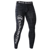 New Men Compression Quick dry Skinny Leggings Man Gyms Fitness Workout Bodybuilding Trousers Male Joggers Crossfit Bottoms Pants