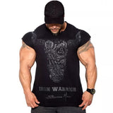 2020 New Mens Gyms Fitness Bodybuilding Skinny T-shirt Summer Casual Fashion Print Male Cotton Tee shirt Tops Crossfit Clothing