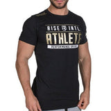 2020 Men Brand T-shirt Gyms Fitness Bodybuilding Slim Summer Casual Fashion Print Male Cotton Tee shirt Tops Crossfit Clothing