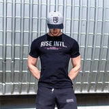 2020 Men Brand T-shirt Gyms Fitness Bodybuilding Slim Summer Casual Fashion Print Male Cotton Tee shirt Tops Crossfit Clothing