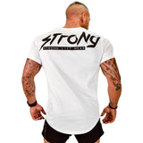 2018 New Mens cotton Short sleeve t-shirt Workout Fitness bodybuilding shirts Muscular male Brand Fashion casual Slim tee tops