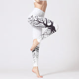 LI-FI Fitness Yoga Pants Women Leggings Floral Workout Sports Running Leggings Sexy Push Up Gym Training Wear Elastic Slim Pants