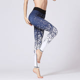 LI-FI Fitness Yoga Pants Women Leggings Floral Workout Sports Running Leggings Sexy Push Up Gym Training Wear Elastic Slim Pants