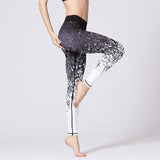 LI-FI Fitness Yoga Pants Women Leggings Floral Workout Sports Running Leggings Sexy Push Up Gym Training Wear Elastic Slim Pants