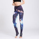 LI-FI Fitness Yoga Pants Women Leggings Floral Workout Sports Running Leggings Sexy Push Up Gym Training Wear Elastic Slim Pants