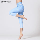 Women Ballerina Yoga Pants bandage Cropped leggings Sports dance Tight Leggings fitness Cross Pants Running Tights woman