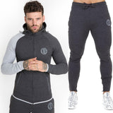 2019 Spring New Men Hoodie Pants Sets Sweatshirt Sweatpants Male Gyms Fitness Tops Trousers Joggers Sportswear Brand Tracksuits