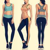 LI-FI Sports Yoga Set Women Fitness Gym Wear Halter Vest Workout Running Wear Elastic Quick Dry Print Reathable Yoga Suit
