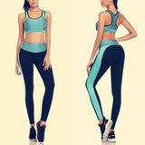 LI-FI Sports Yoga Set Women Fitness Gym Wear Halter Vest Workout Running Wear Elastic Quick Dry Print Reathable Yoga Suit