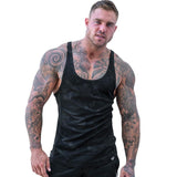 Men Bodybuilding Tank Top Camouflage sleeveless Shirt Boy Gyms Fitness Workout Singlet Sling Vest Summer Crossfit Brand clothing
