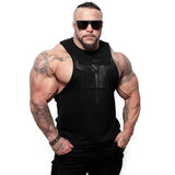 2019 New Mens Bodybuilding Skinny Tank top Gyms Fitness Cotton Sleeveless Shirt Crossfit Clothing Male Summer Singlet Undershirt